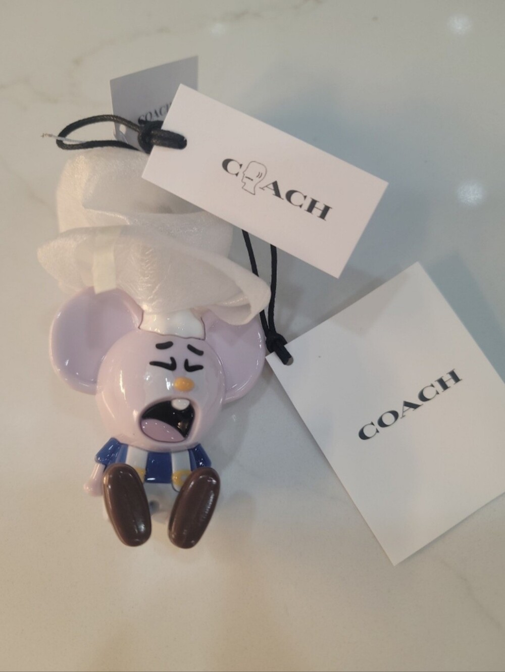 Coach Brain Dead Kachi Mouse Bag Charm - Picture 1 of 6